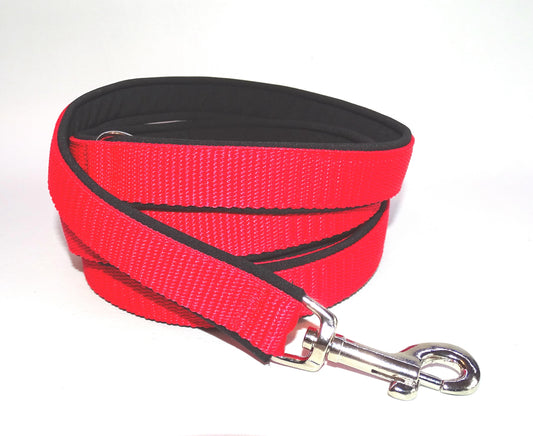 Softshell Leine schwarz / rot