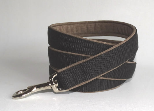 Softshell Leine braun / schwarz