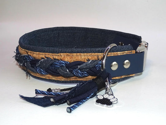 Hundehalsband Streuner dunkel Blau